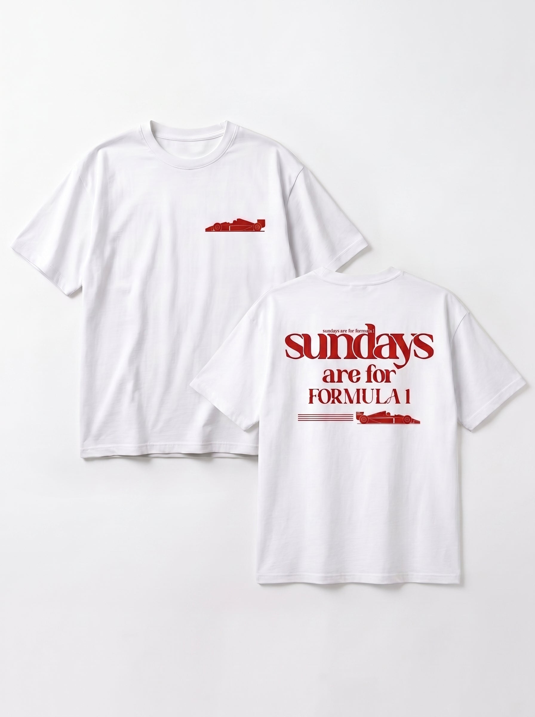 T-Shirt Oversize Sundays are for f1