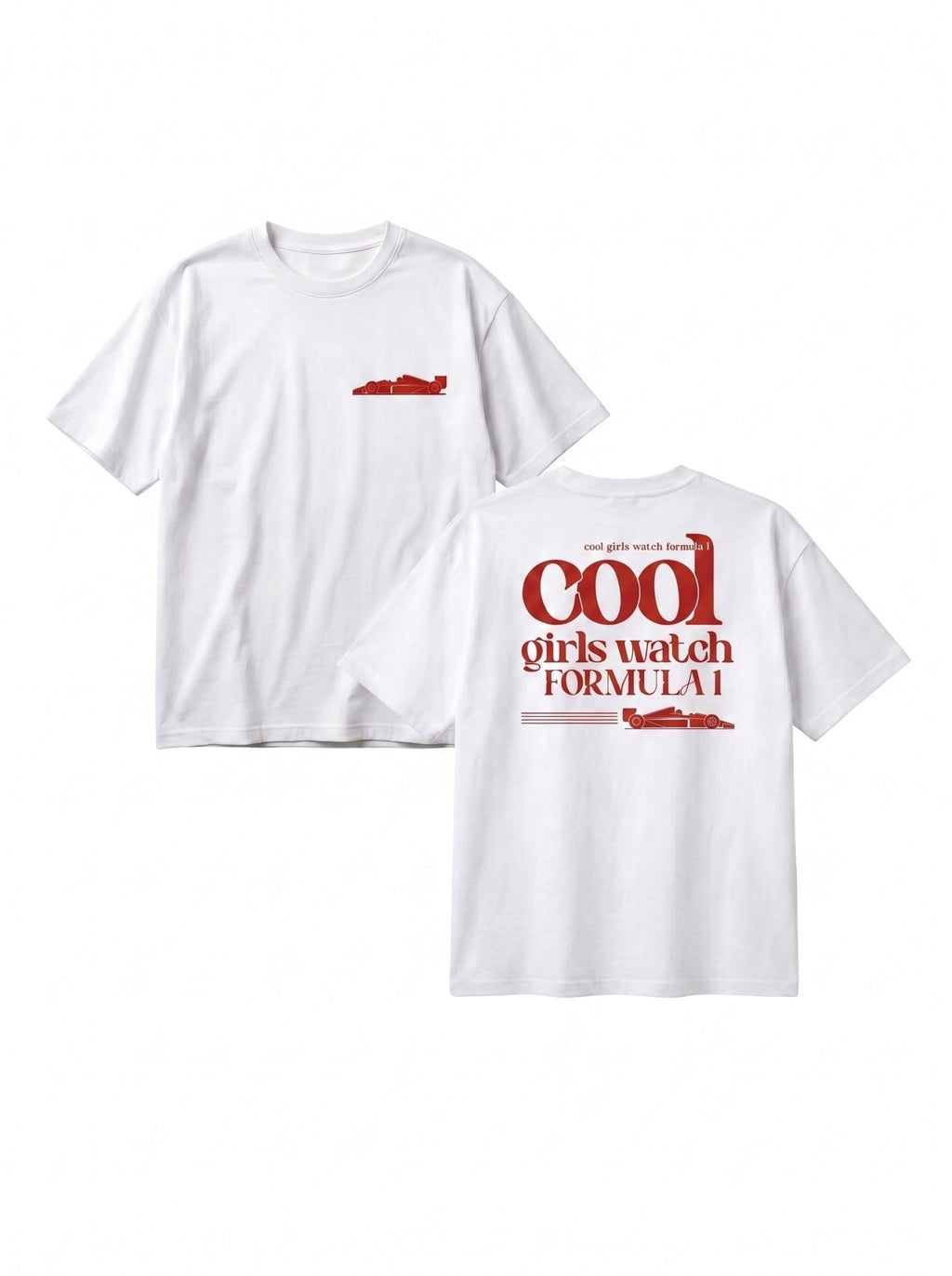 T-Shirt Oversize Cool girls are for f1 - The Squad Wear