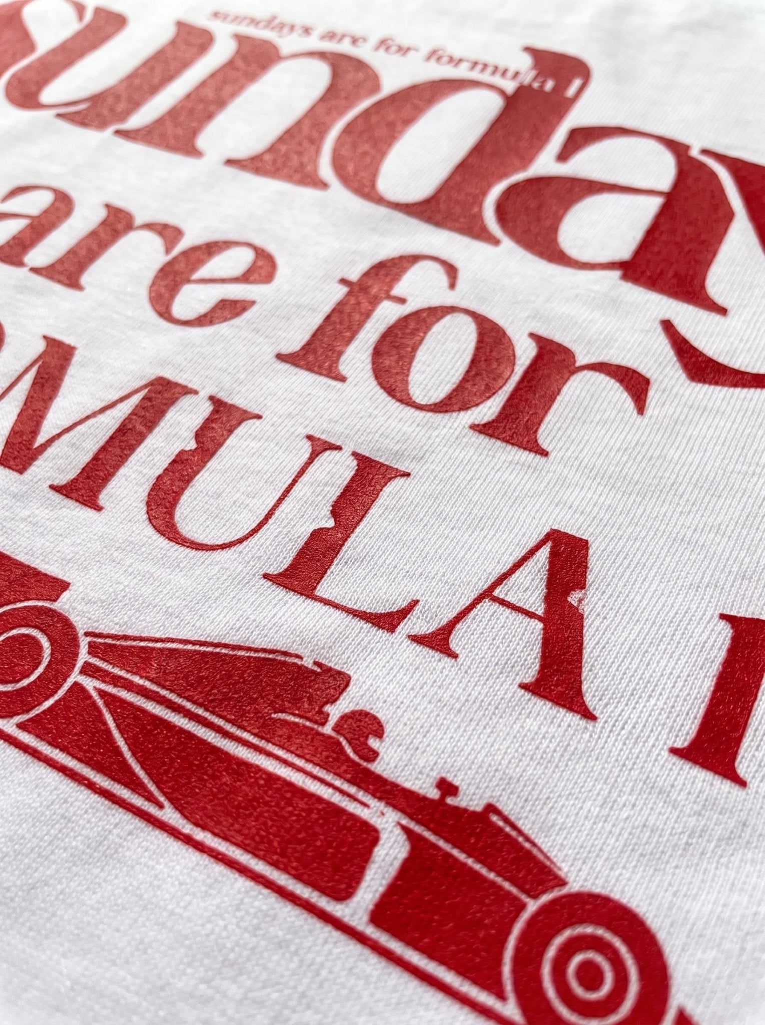 T-Shirt Oversize Sundays are for f1 - The Squad Wear