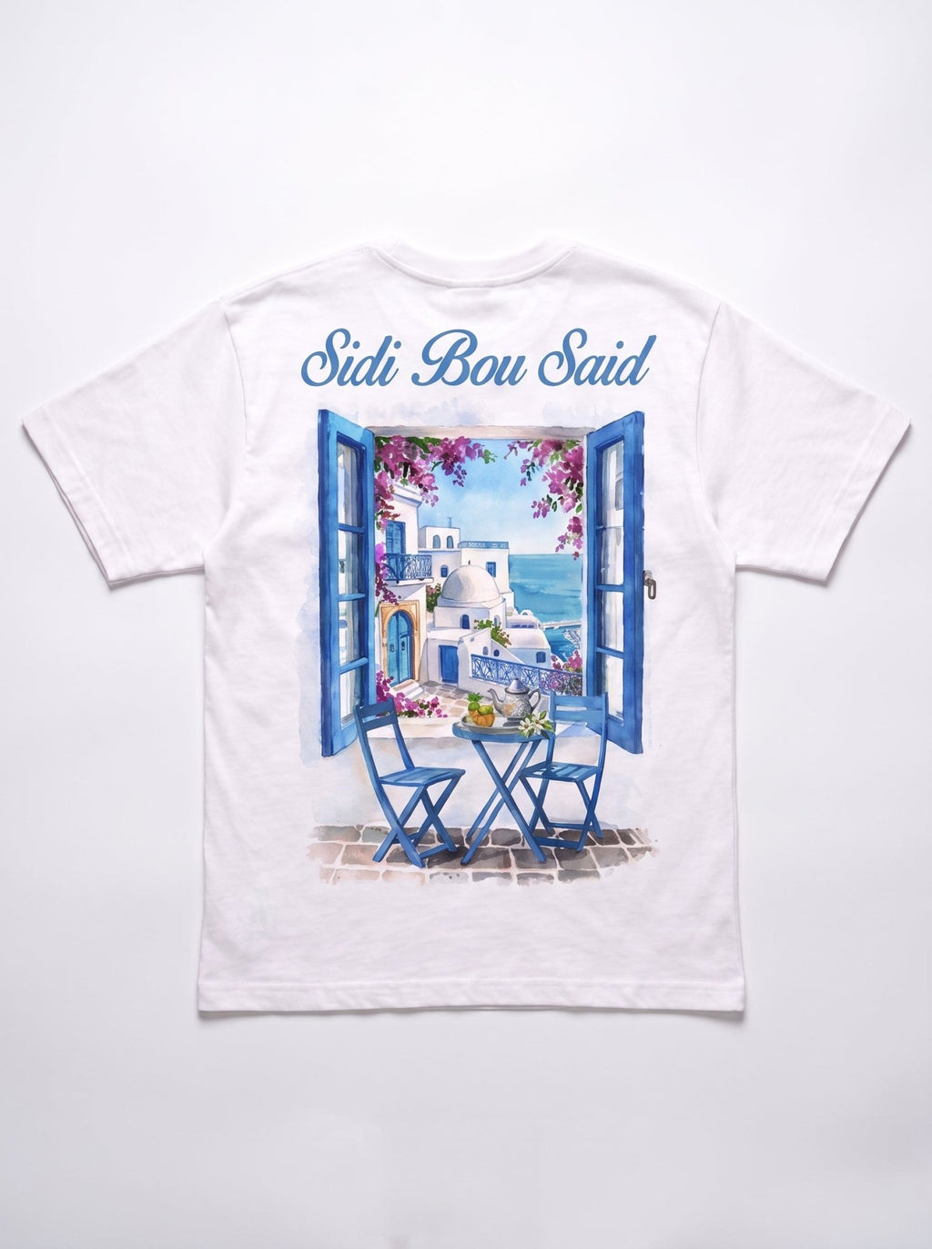 T-shirt sidi bou said - مريول سيدي بوسعيد - The Squad Wear